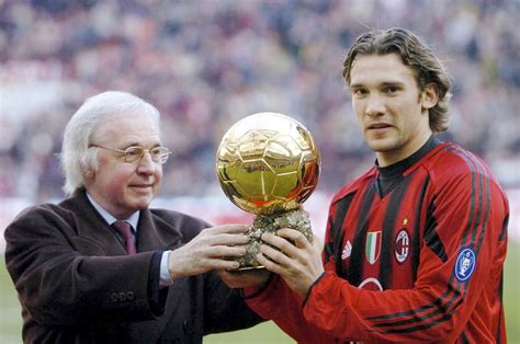 Historical Date Andriy Shevchenko Won The Ballon D Or 18 Years Ago