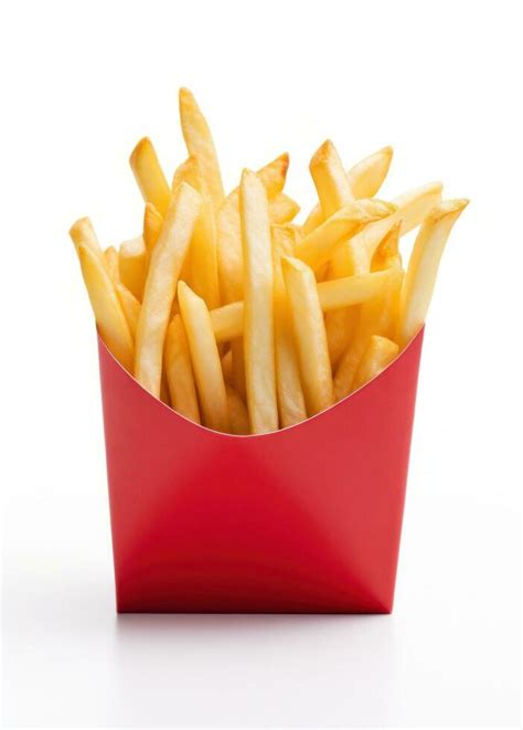 Fries Inside A Red Bag Isolated 29560826 Stock Photo At Vecteezy