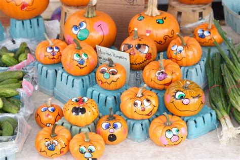 Painted Mini Pumpkins Stock Photography - Image: 3322142