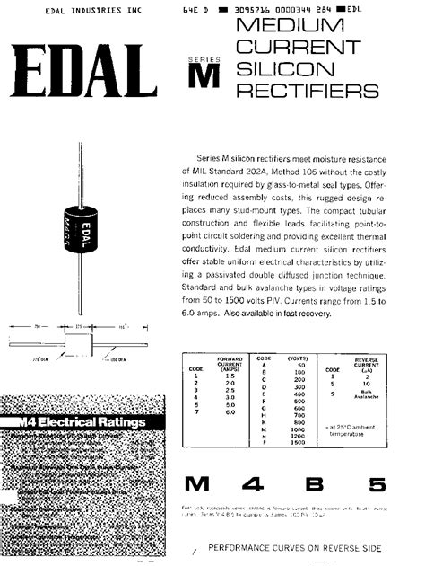 M N Datasheet Pages Etc Medium Current Silicon Rectifiers