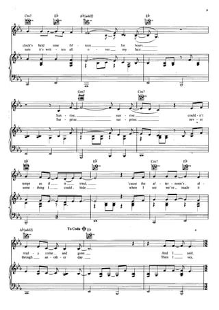 Norah Jones Sunrise Piano Sheet Music Pdf