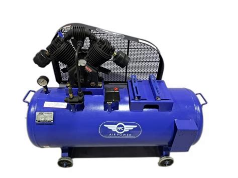 Horizontal M S Rac Air Power 2 Hp 200 Ltr 3d Tank Compressor 0 100 Psi