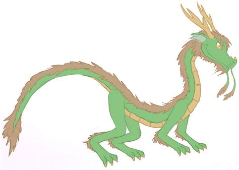 Eastern Dragon Sketch Coloured By I Am Thedragon On Deviantart