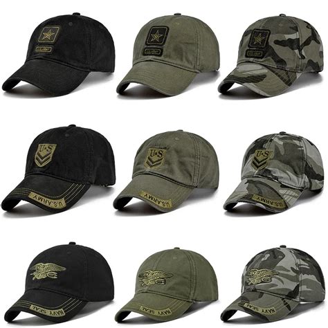 2018 High Quality Army Cap Camo Baseball Cap Men Camouflage Snapback