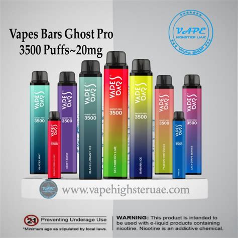 Vape Bar Ghost Pro 3500 Puffs Disposable Vape In Dubai