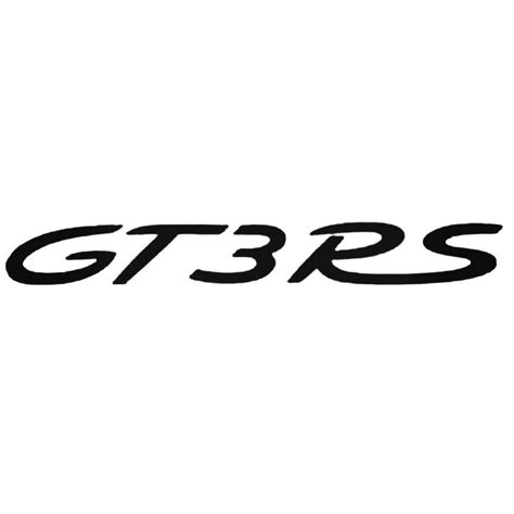 Buy Porsche Gt3 Rs Decal Sticker Online