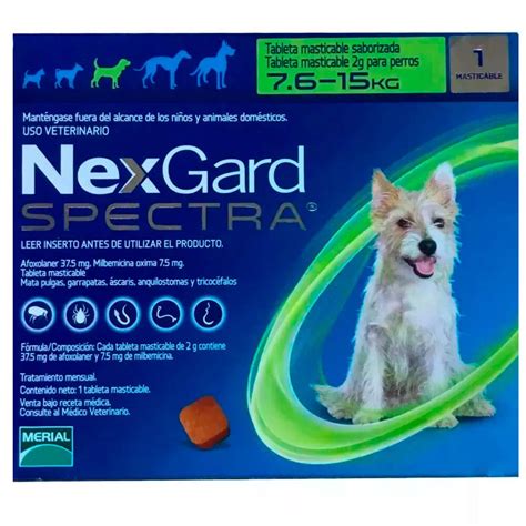 Nexgard Spectra Tableta Masticable Para Perros De 7 6 A 15kg Gupet Co