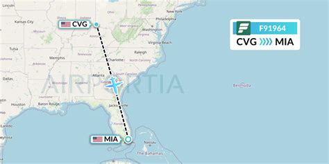 F91964 Flight Status Frontier Airlines Cincinnati To Miami FFT1964