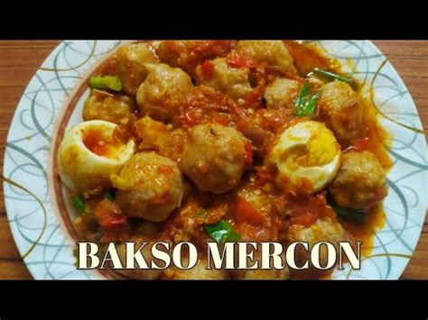 Resep Pentol Bakso Mercon Pedasnya Nampol Baksomercon Youtube