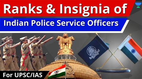 Ranks And Insignia Of Indian Police Services Ips Officers For Upsc