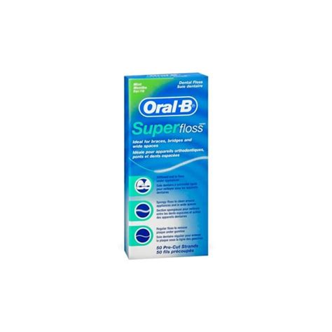 Oral B Superfloss Seda Dental Menta 50 U