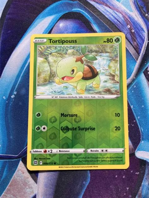 CARTE POKÉMON TORTIPOUSS REVERSE 006 172 EB09 Stars Étincelantes EUR 1