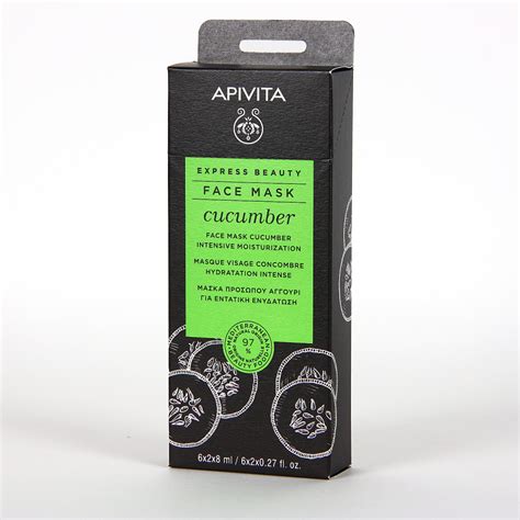 Apivita Express Beauty Mascarilla Hidratante Intensiva Con Pepino Pack