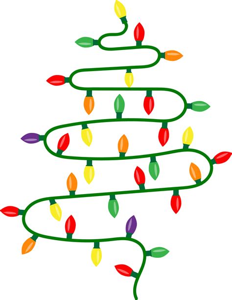 Christmas tree Lights design 15606012 Vector Art at Vecteezy