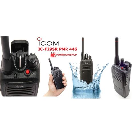 Icom Ic F Sr Ricetrasmettitore Uhf Pmr Analogica Senza Licenza