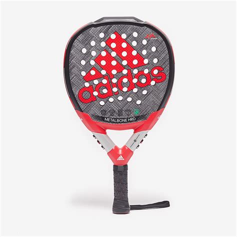 Adidas Metalbone Hard Red Adult Padel Rackets Pro Direct Soccer