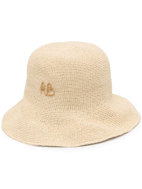 Ruslan Baginskiy Neutral Crochet Bucket Hat Neutrals Editorialist