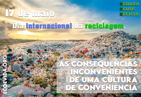 17 De Maio Dia Internacional Da Reciclagem