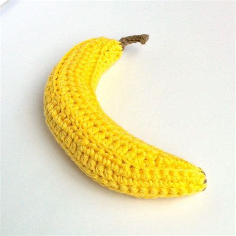 Crochet Banana Pattern / Crocheted Banana / Crochet Fruit | Etsy