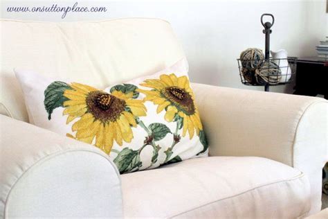 Pottery Barn Sunflower Pillow Pottery Barn Sunflower Pillow Cover