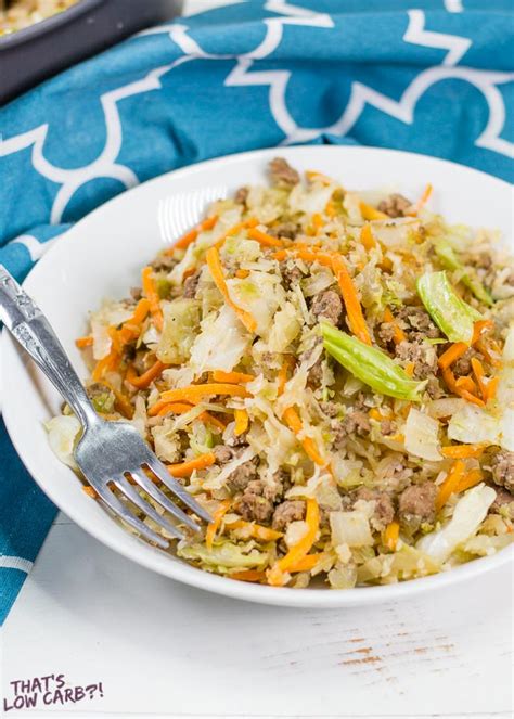 Low Carb Egg Roll In Bowl Crack Slaw Recipe By That S Low Carb