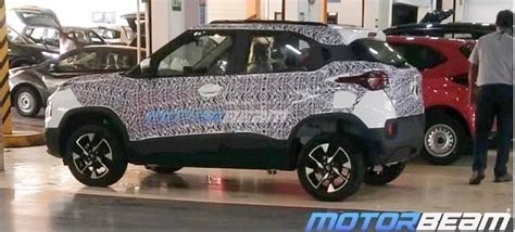 Tata Hornbill Hbx Micro Suv S Production Version Spotted Ahead Of Launch