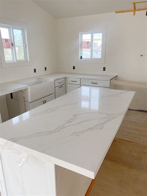 Beach House White Quartz Countertops White Kitchen Countertops