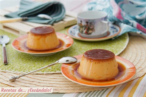 Flan de huevo casero en Thermomix cremoso y muy fácil Recetas de