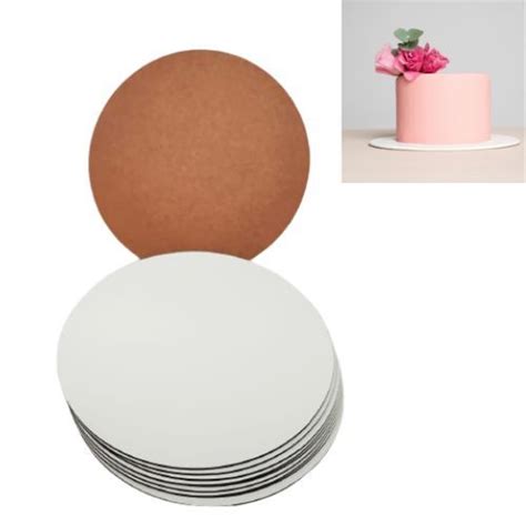 Kit 10 Cake Board 25cm Tabuleiro Bolo Em Mdf 3mm Redondo Shopee Brasil