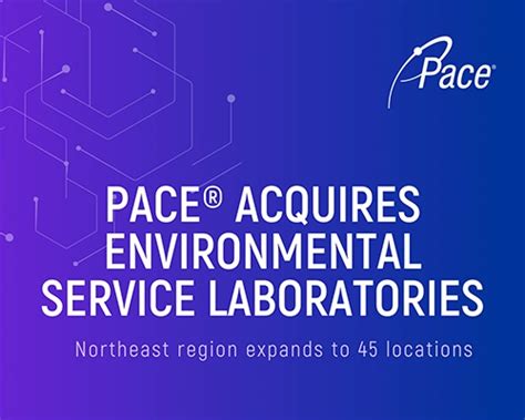 Pace Analytical Services Acquires Environmental Services Laboratories