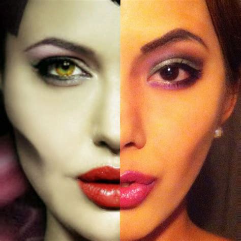 Maleficent makeup (angelina jolie) | Makeup pegs, Maleficent makeup, Makeup