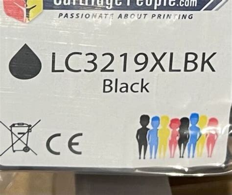 Black Eco Ink Brother LC3219XLBK Compatible MFC J6530DW MFC J5930DW MFC