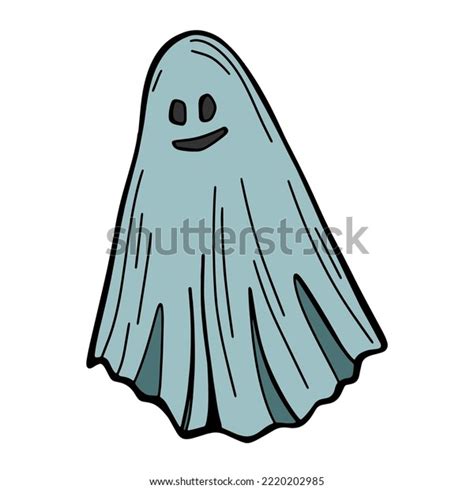 Cute Cartoon Spooky Character Funny Scary Stock Vector (Royalty Free ...