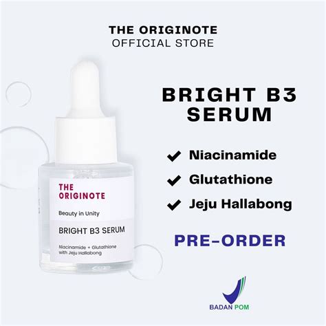 Bpom The Originote Bright B Serum Ml Lazada Indonesia