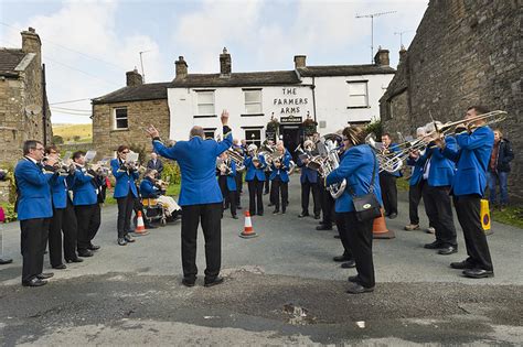 Muker Show North Yorkshire September Muker Silver Band Play