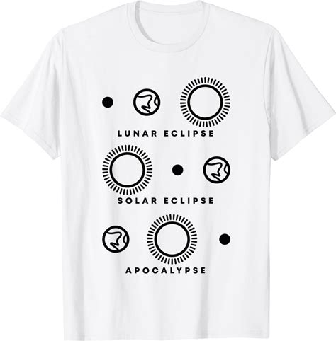 lunar eclipse solar eclipse apocalypse T-Shirt - Walmart.com