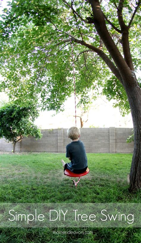 Simple Diy Tree Swing Mom Endeavors