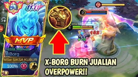 X BORG 100 TRUE DAMAGE BURN JULIAN X BORG BEST BUILD 2023 YouTube