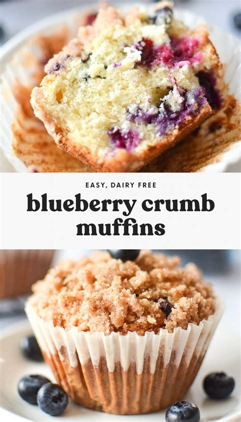 Dairy Free Blueberry Muffins With Crumb Topping Artofit