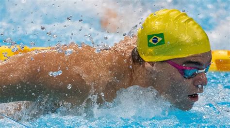 Com Recorde Na Natação Gabriel Bandeira Conquista Primeiro Ouro Do