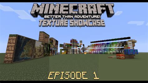 Minecraft Better Than Adventure Texture Pack Showcase Youtube