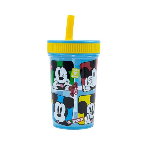 Vaso Con Pajita Stor Disney Mickey Mo