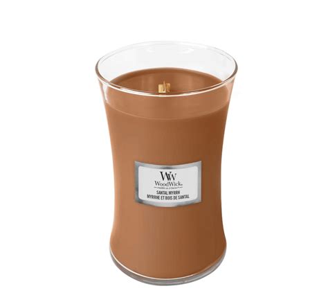 Woodwick Santal Myrrh Large Candle Make Up Musthaves