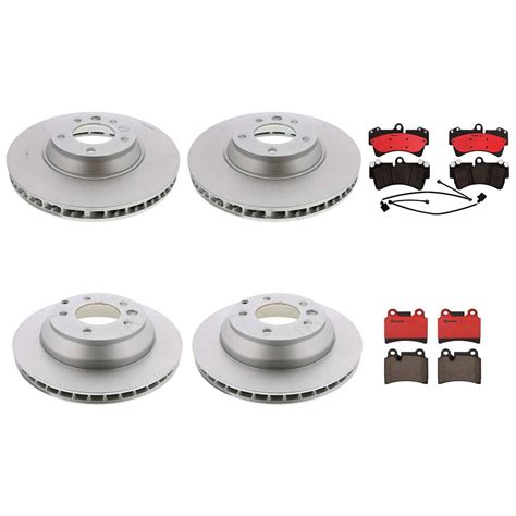 Volkswagen Disc Brake Pad And Rotor Kit Front And Rear 350mm 330mm