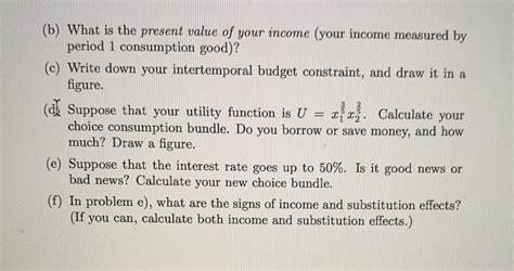 Solved Consider An Economy With Two Commodities Only Chegg