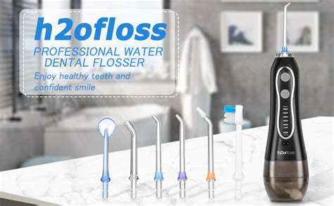 Water Flosser For Teeth Cleaning H2ofloss Cordless Oral Irrigator