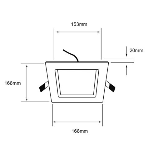 Empotrado LED Luz cálida 12W Blanco Brighton VII Tecnolite Empotrados