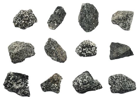 12pk Raw Diorite Igneous Rock Specimens ± 1 Eachdefault Title