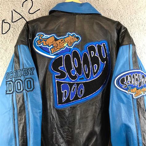 Cartoon Network Vintage Scooby Doo Leather Jacket Siz Gem