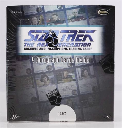 Star Trek The Next Generation Archives And Inscriptions Box